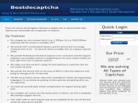Bestdecaptcha - сервис разгадывания капч